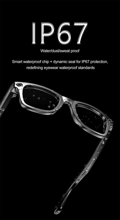 AI Smart Glasses – Bluetooth Camera Glasses with Voice Call, Music & Video Recording