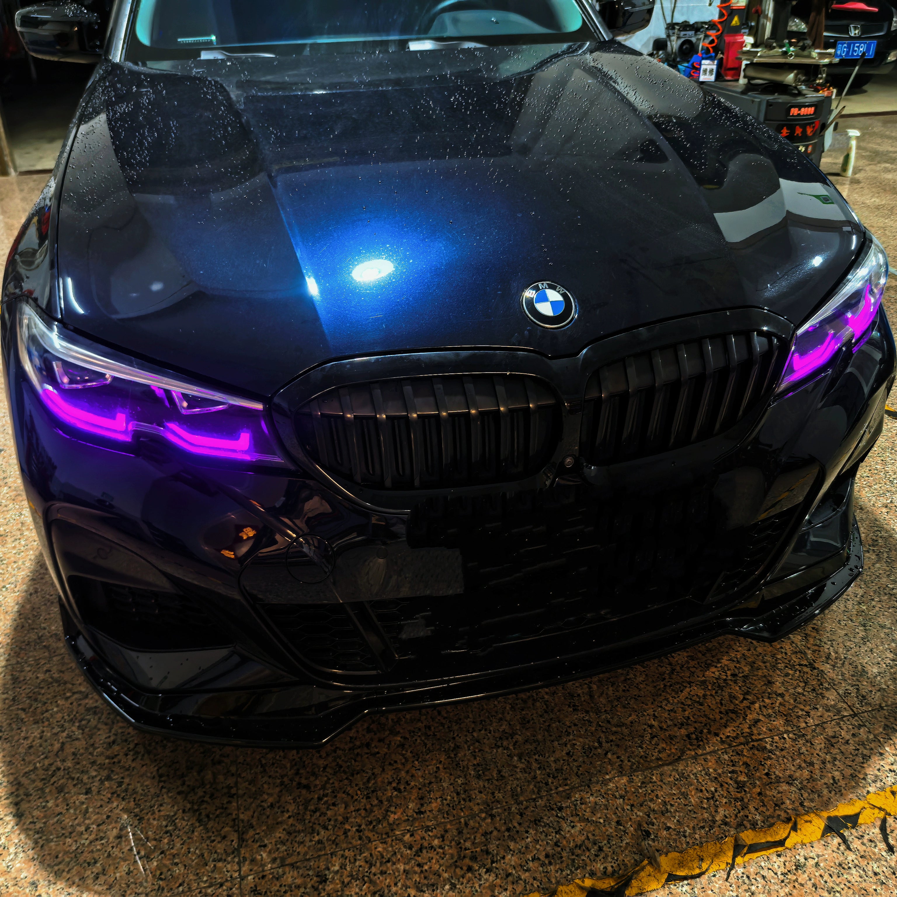 Applicable To BMW 3 Series G28 G20 Modified Day Running Light Mobile APP Adjustable Demon Eye Red DRL Lemon Color
