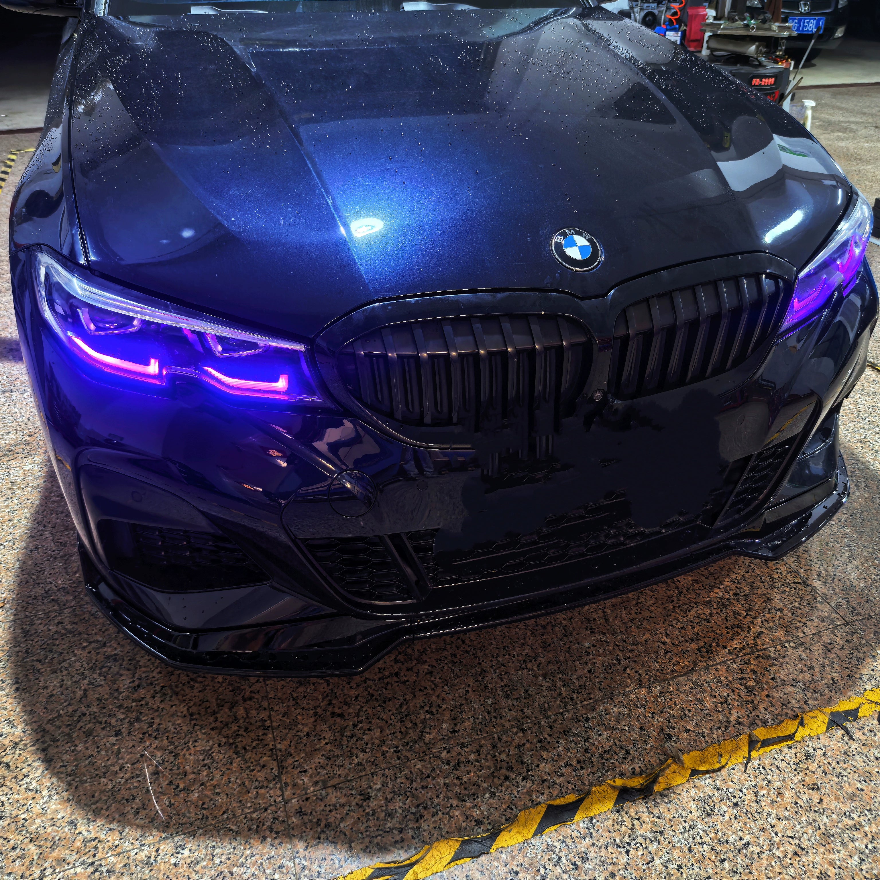 Applicable To BMW 3 Series G28 G20 Modified Day Running Light Mobile APP Adjustable Demon Eye Red DRL Lemon Color